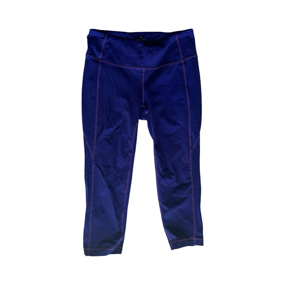 Athleta Purple Cropped Athletic Capri